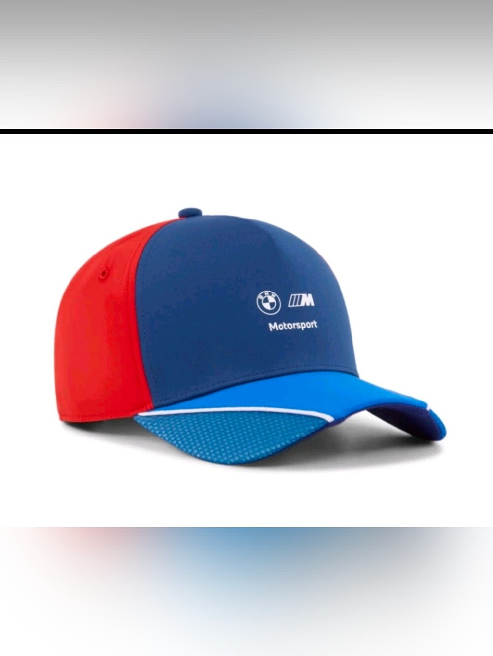 New PUMA BMW Motorsport Logo Hat Cap Blue One Size